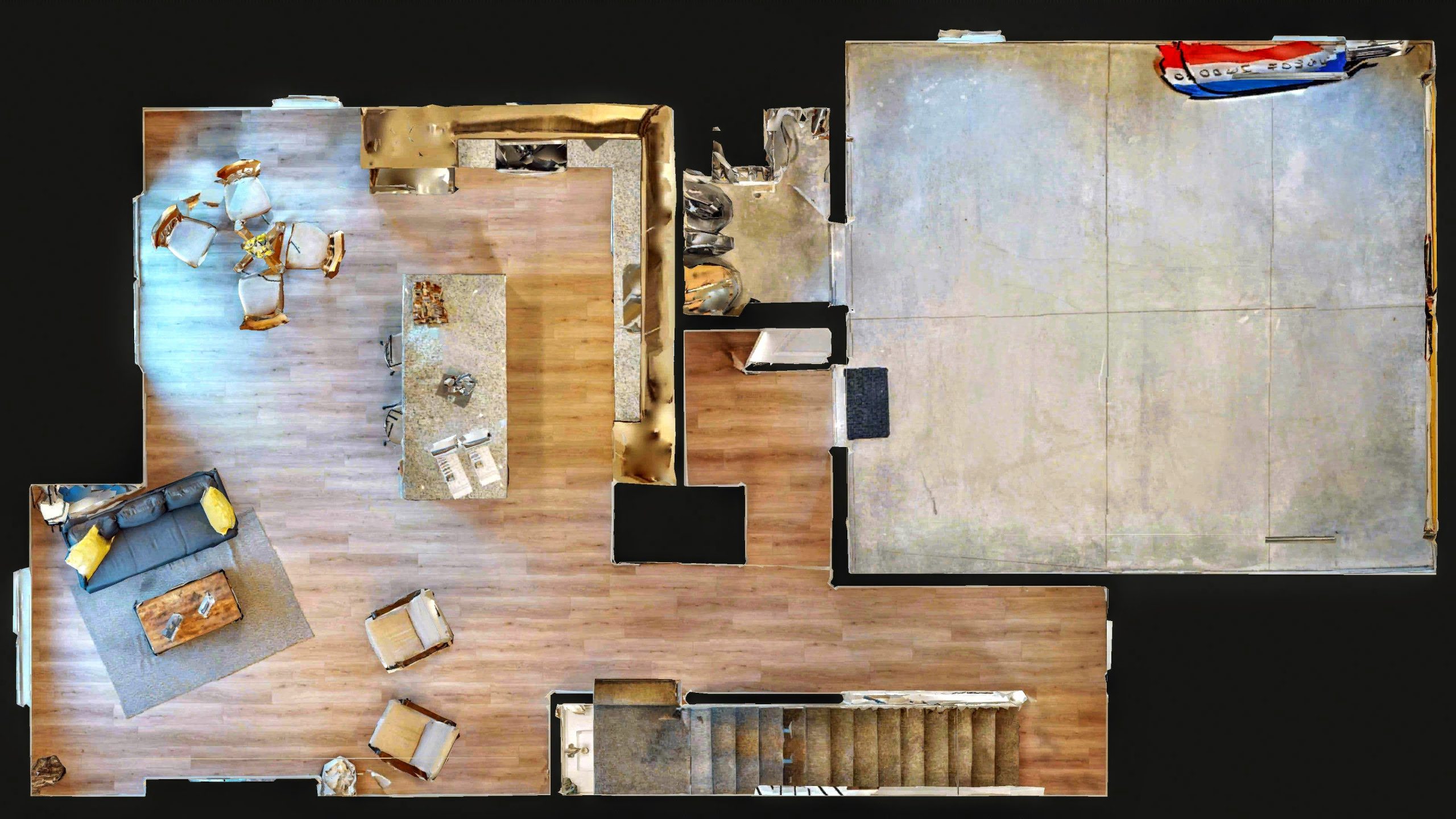 1st floor aerial plan