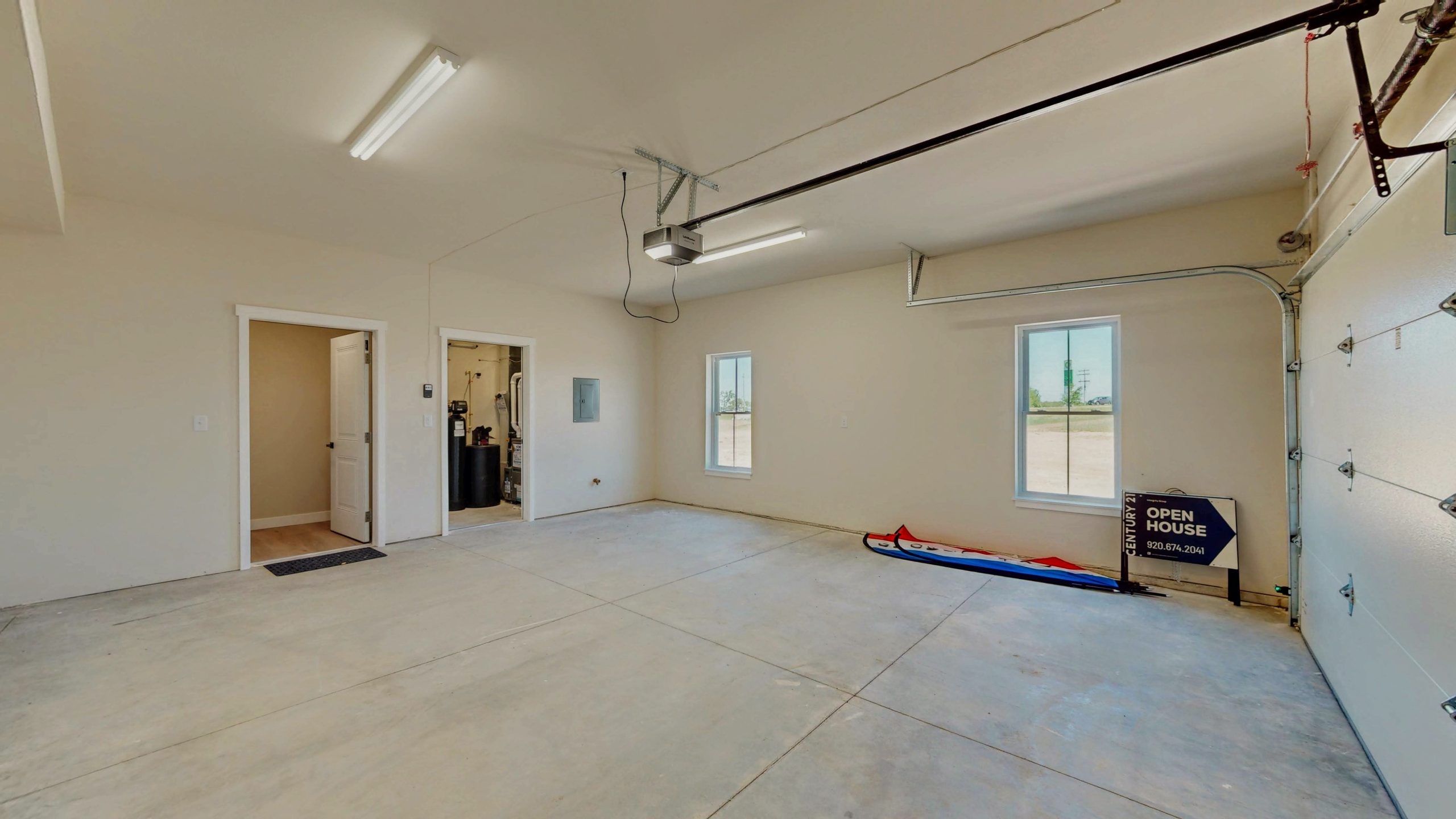 Garage view 2