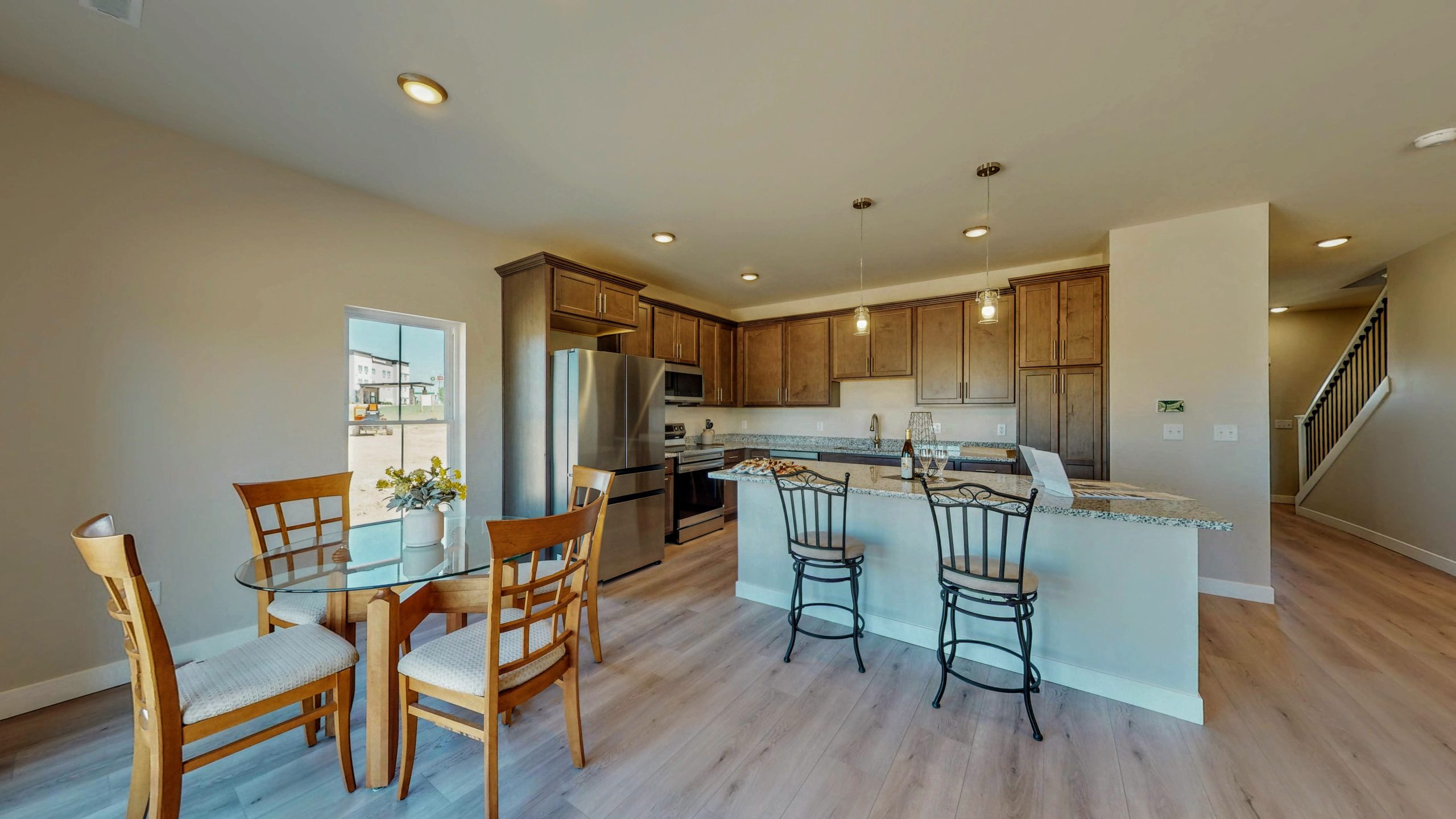 Kitchen dining view