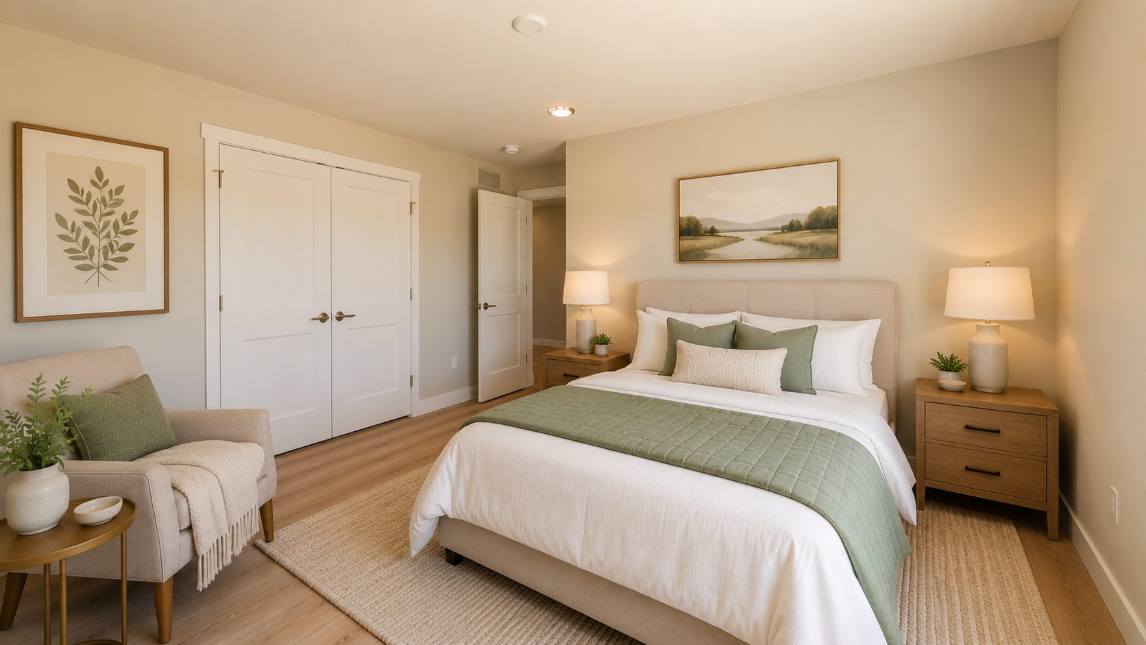 Bedroom 2 virtually staged