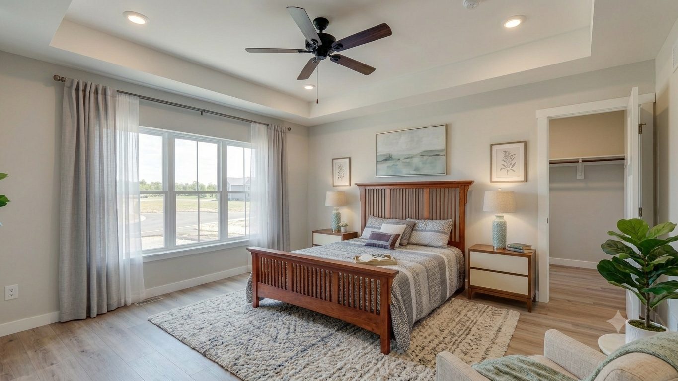 Primary suite virtually staged view 1